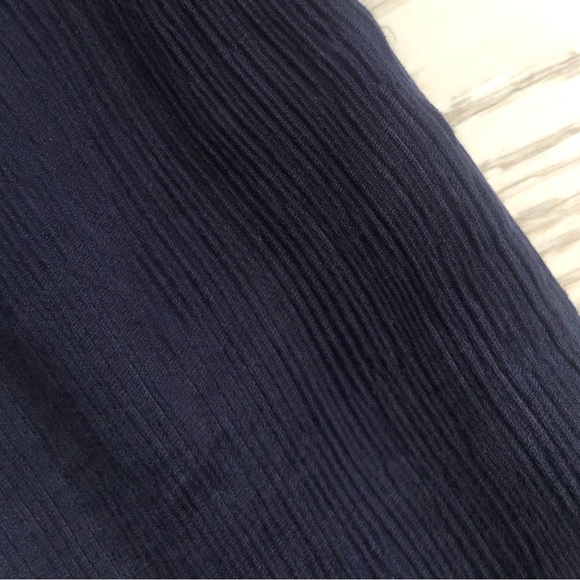 J. Crew Point Sur Navy Viscose Paperback Waist Crop Pocket Pants - Picture 12 of 16